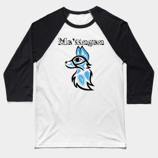 Indigenous Wolf (Ma'iingan) Baseball T-Shirt